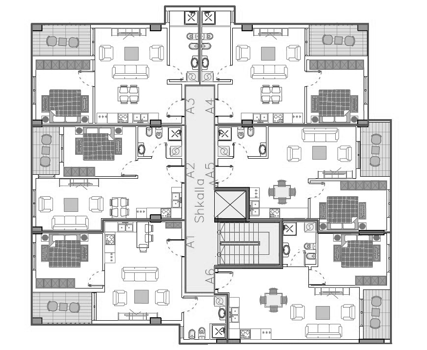 Floor 1 Planimetry